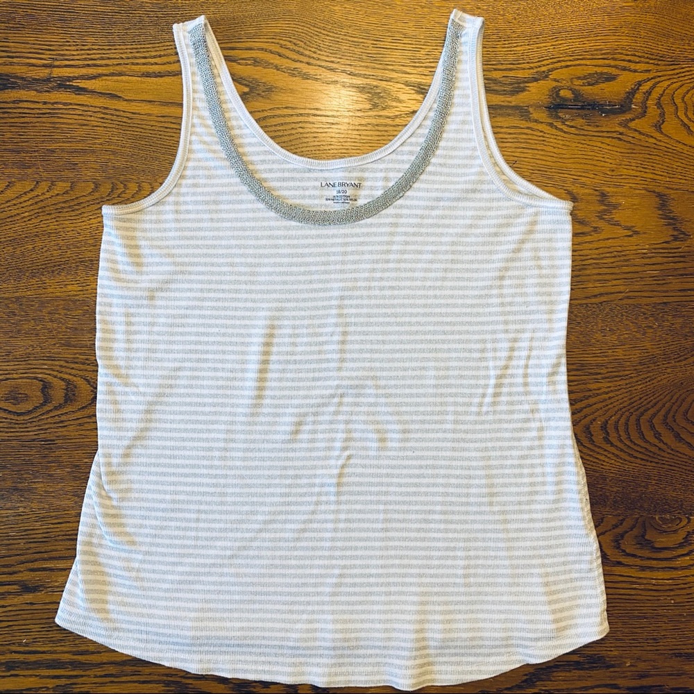 2/$15 or 3/$20- Lane Bryant metallic tank top